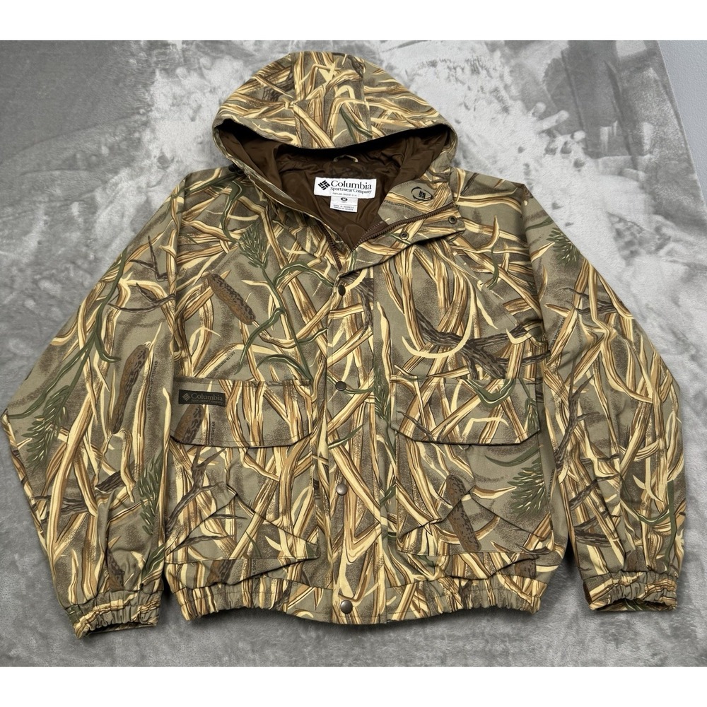 Vintage Columbia Jacket Mens Medium Delta Hunter Camo Interchange 3 In 1 Marsh
